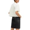 Coach Solid Color Letter Print Short Sleeve T-Shirt Women tops Cream CP778-CRM