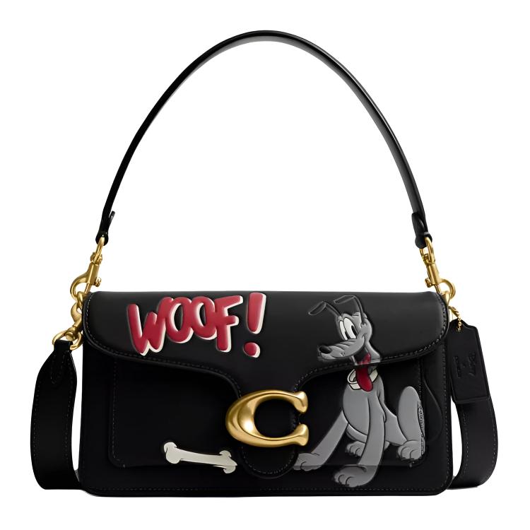 

Coach X Disney Collaboration Tabby 26 Mickey Mouse Loyal Dog Pluto Leather Crossbody Shoulder Bag Medium Women bags Black CDL96-B4M2 Basic Set (Bag+Dust Bag)