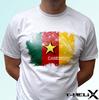 Cameroon Flag - White Kids Boys T-Shirt Top Africa Country Design - S S Kids Baby