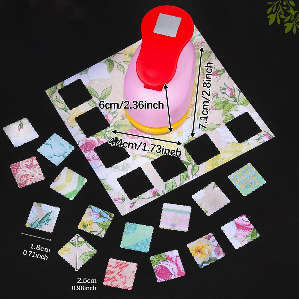 Craft Hole Punch Versatile Stamp Frame Design Decorations Envelopes DIY Albums Kids Artwork for
