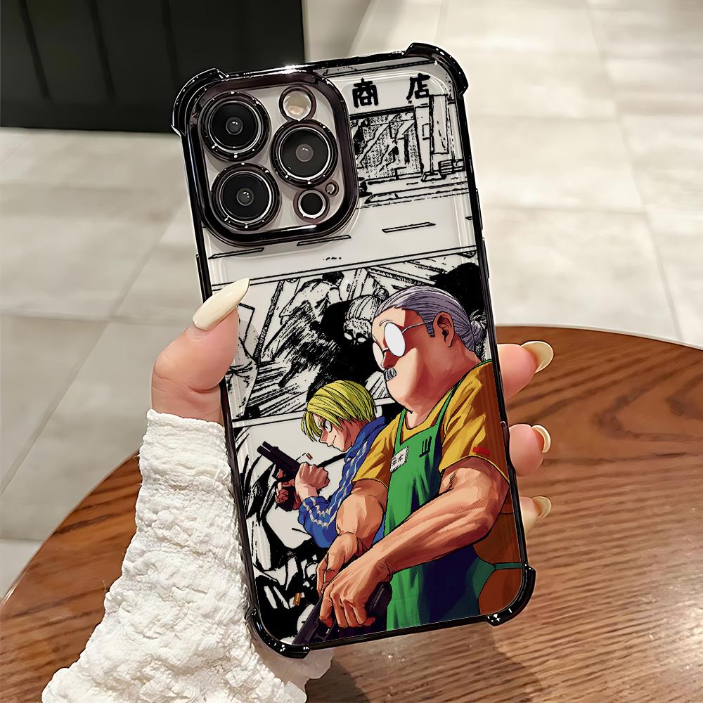 

SAKAMOTO DAYS Plating Phone Case For Samsung A36 A16 A06 A35 A55 A25 A26 A05s A15 A54 A34 A24 A14 A05 A04 A04e A13 A73 A53 4G 5G Samsung A03 Core