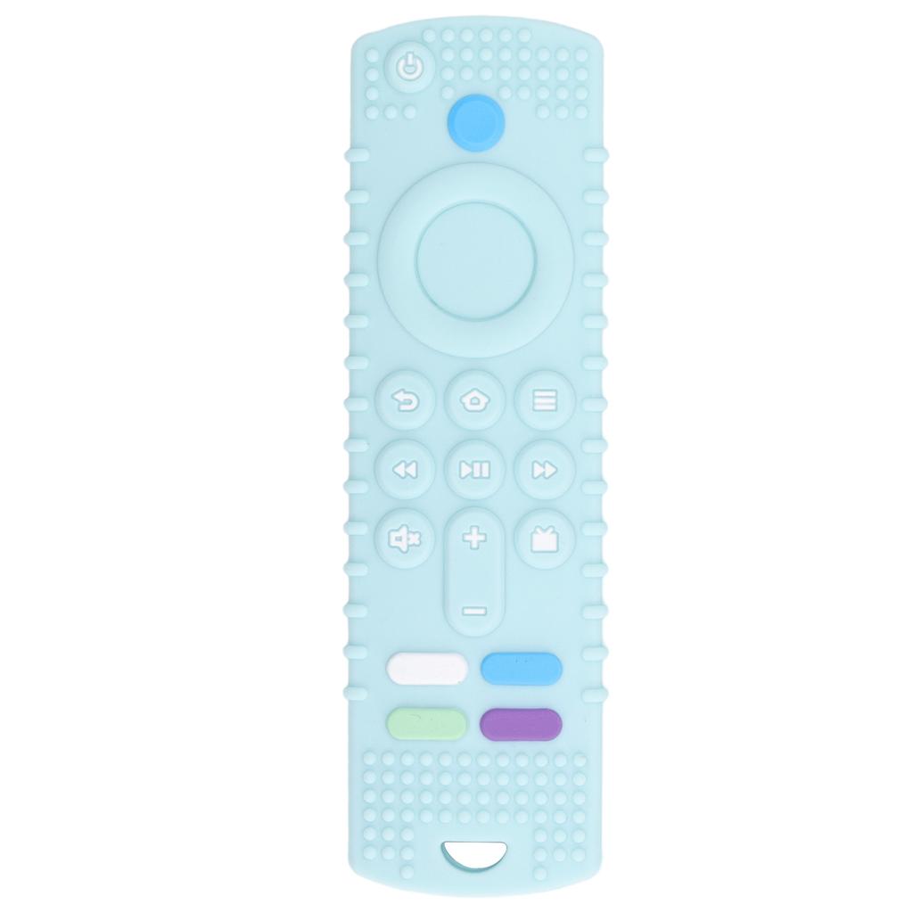 Remote Control Baby Teether High Simulation Various Buttons Gum Massage Soft Silicone Teether Toy
