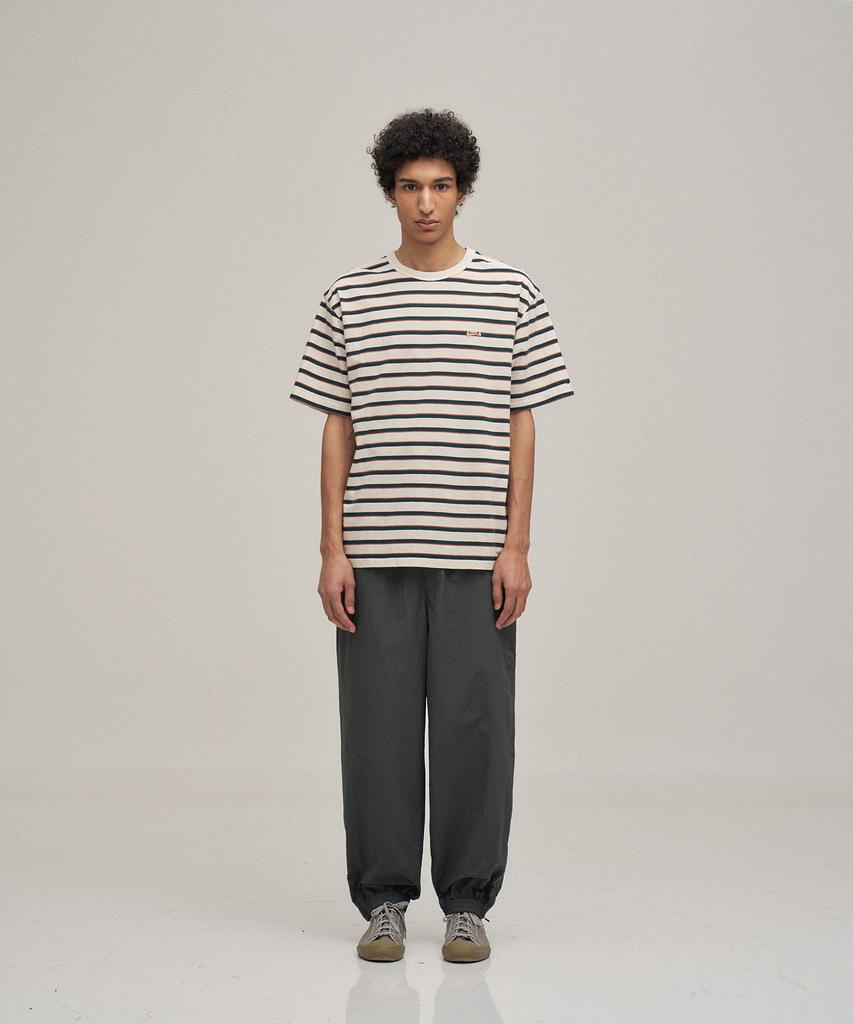 LE TIGRE Multi Stripe Half T-Shirt (Ecru)