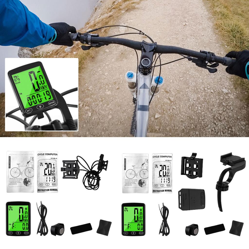 Bicycles Speedometers Suit LED Bicycles Computer Night Backlights Cyclometer for Bike Bike Accessories