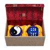 Spherical Esmaltado Hand Ball with Presentation Box Yin-Yang Exercise