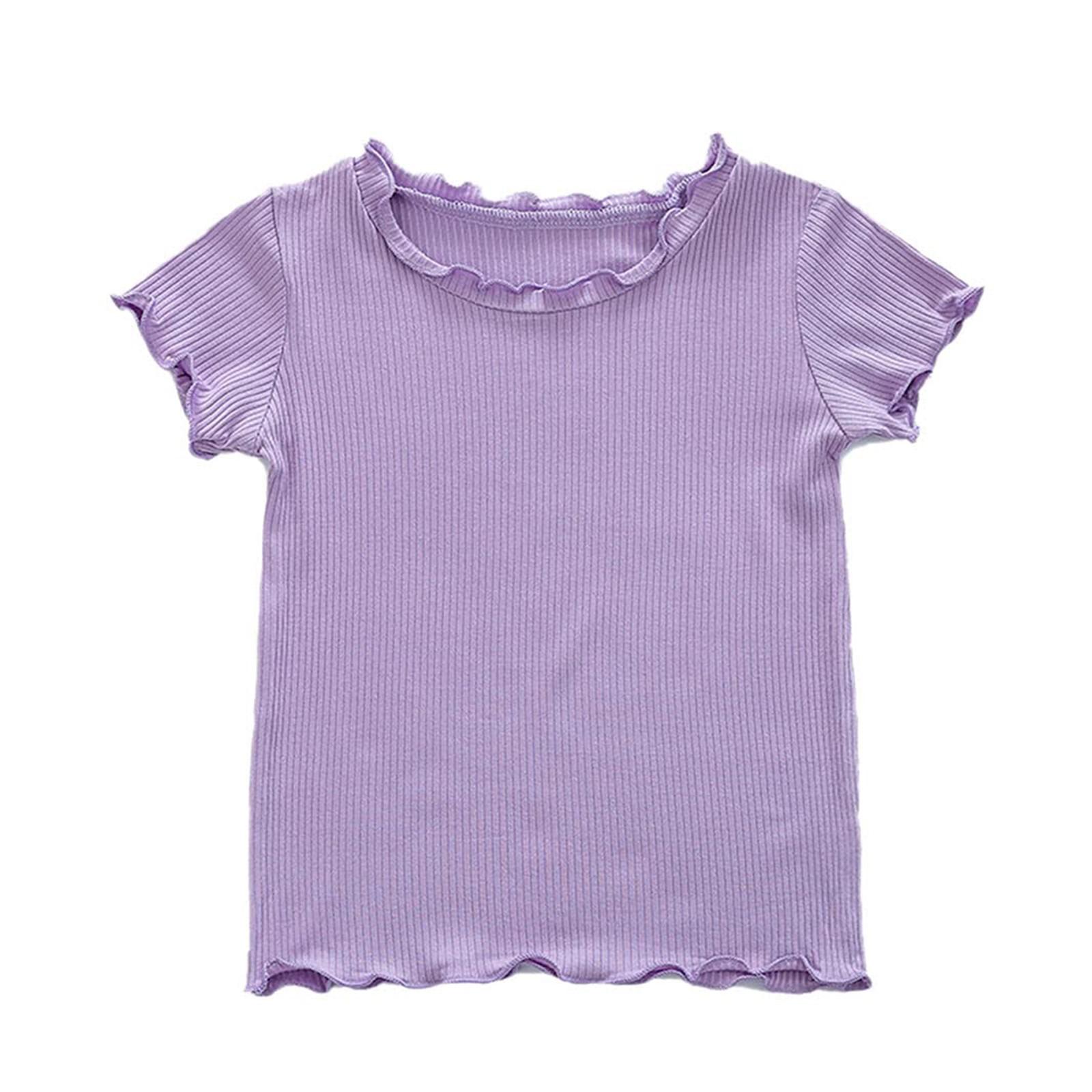 

Летняя детская футболка конфетного цвета для девочек, летняя кружевная безрукавка, все модные милые топы 140