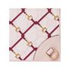 Gucci Chinese New Year Collection Horsebit Print Laminated Effect Coated Fabric Card Holder Women’s Pink