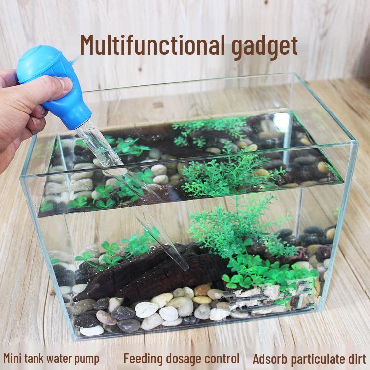 Multifunctional Mini Fish Tank Water Changer & Siphon Cleaner