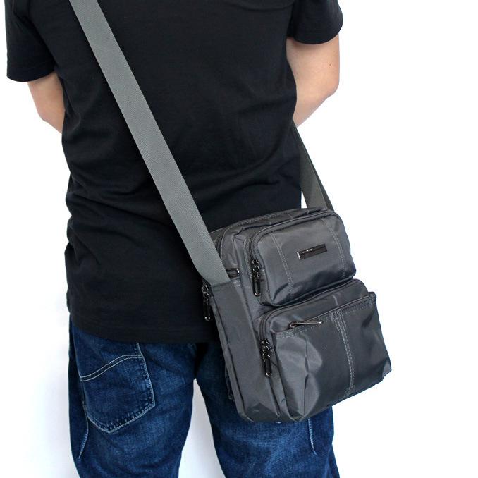 2025 Korean Style Men's Waterproof Oxford Canvas Crossbody Bag - Casual Travel Shoulder Backpack
