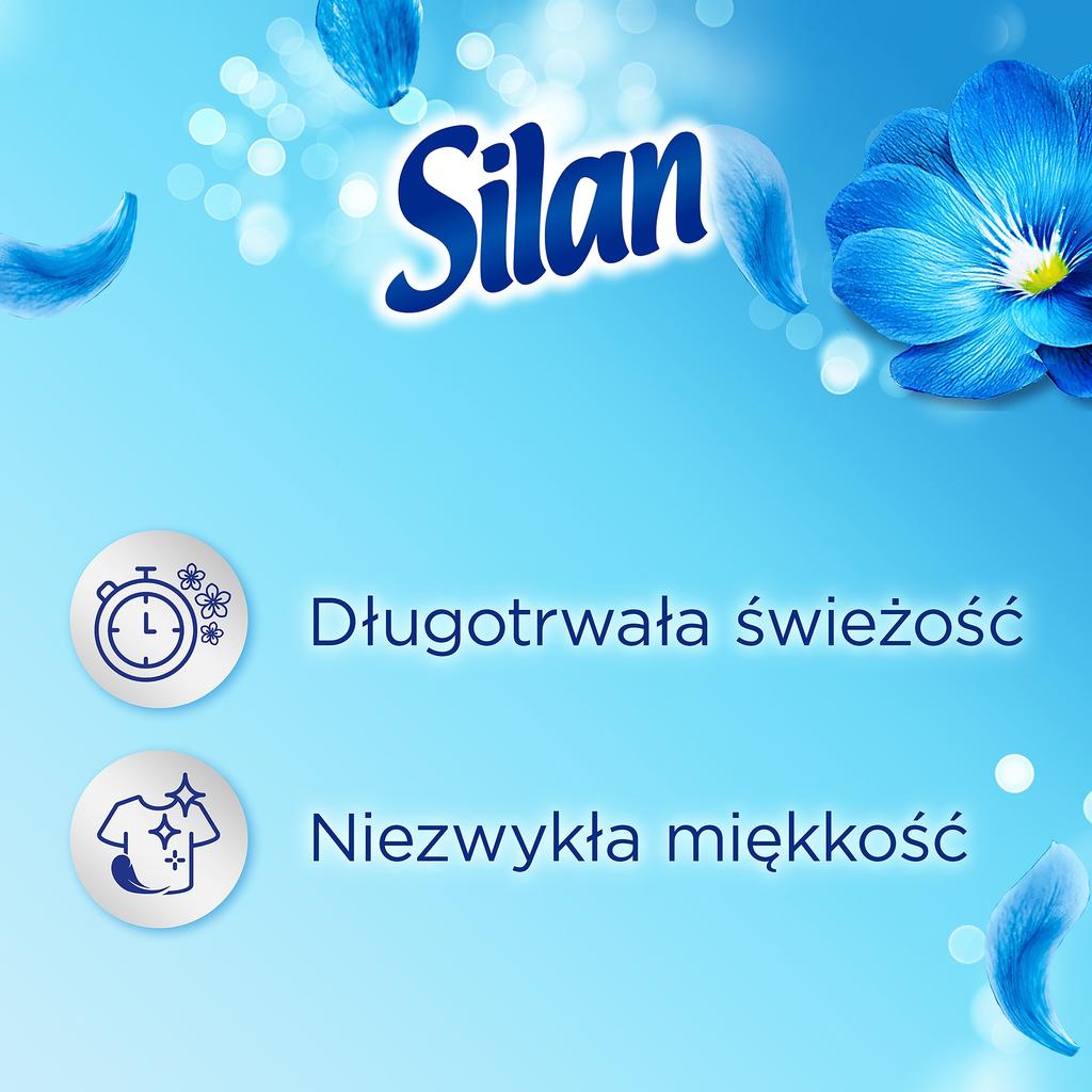 Silan Classic Płyn Do Płukania Tkanin Fresh Sky 50 Prań 1,1L