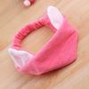 2021 Soft Velvet Spa Headband Korean Skincare Cat Ear Face Wash Headbands for Makeup Shower Bath