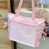 New Sweet and Cute Ulzzang Ita Bag for Girls High-quality Preppy Style Y2K Handheld Tote Bag JK Uniform Shoulder Cross-body Bag