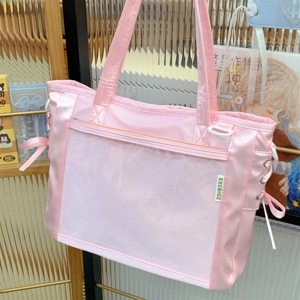 New Sweet and Cute Ulzzang Ita Bag for Girls High-quality Preppy Style Y2K Handheld Tote Bag JK Uniform Shoulder Cross-body Bag