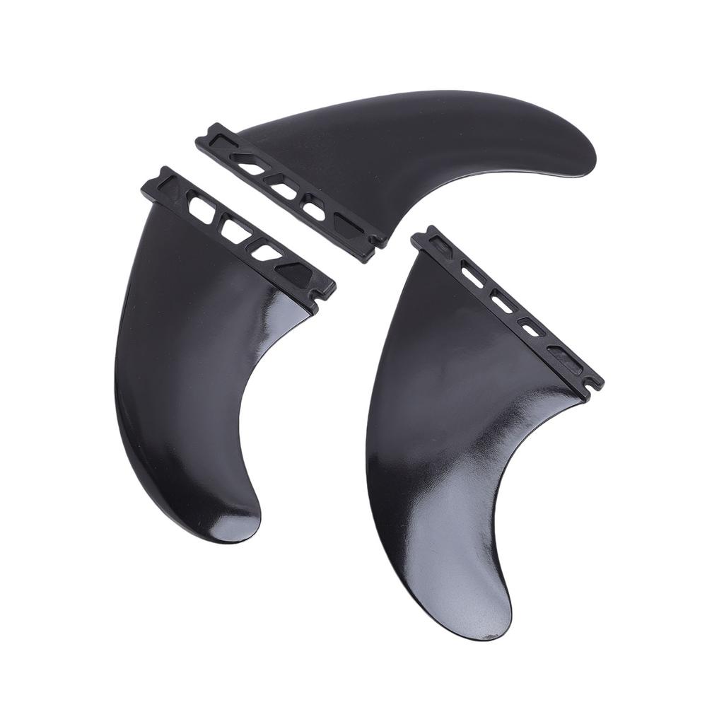 Surfboard Fins Set of 3 Sturdy PVC   for Longboard Shortboard Stand Up Paddle Board