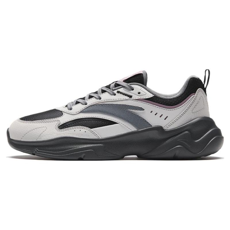 Anta Chaobai Gz Wear-Resistant Low-Top Casual Shoes Women s Gray Sneakers 122348812-6 38.5 серый