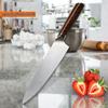 7.7 Inch Chef's Knife GERMAN DIN1.4116 Steel Razor Sharp Blade Cut Best Chef Kitchen Cooking Knives