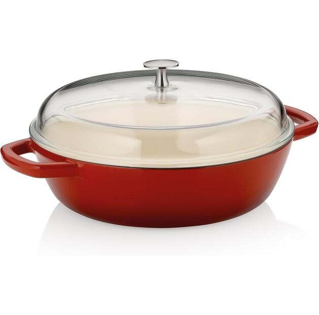 

Сковорода Kela Calido с крышкой красная 28 см (11964-CN)