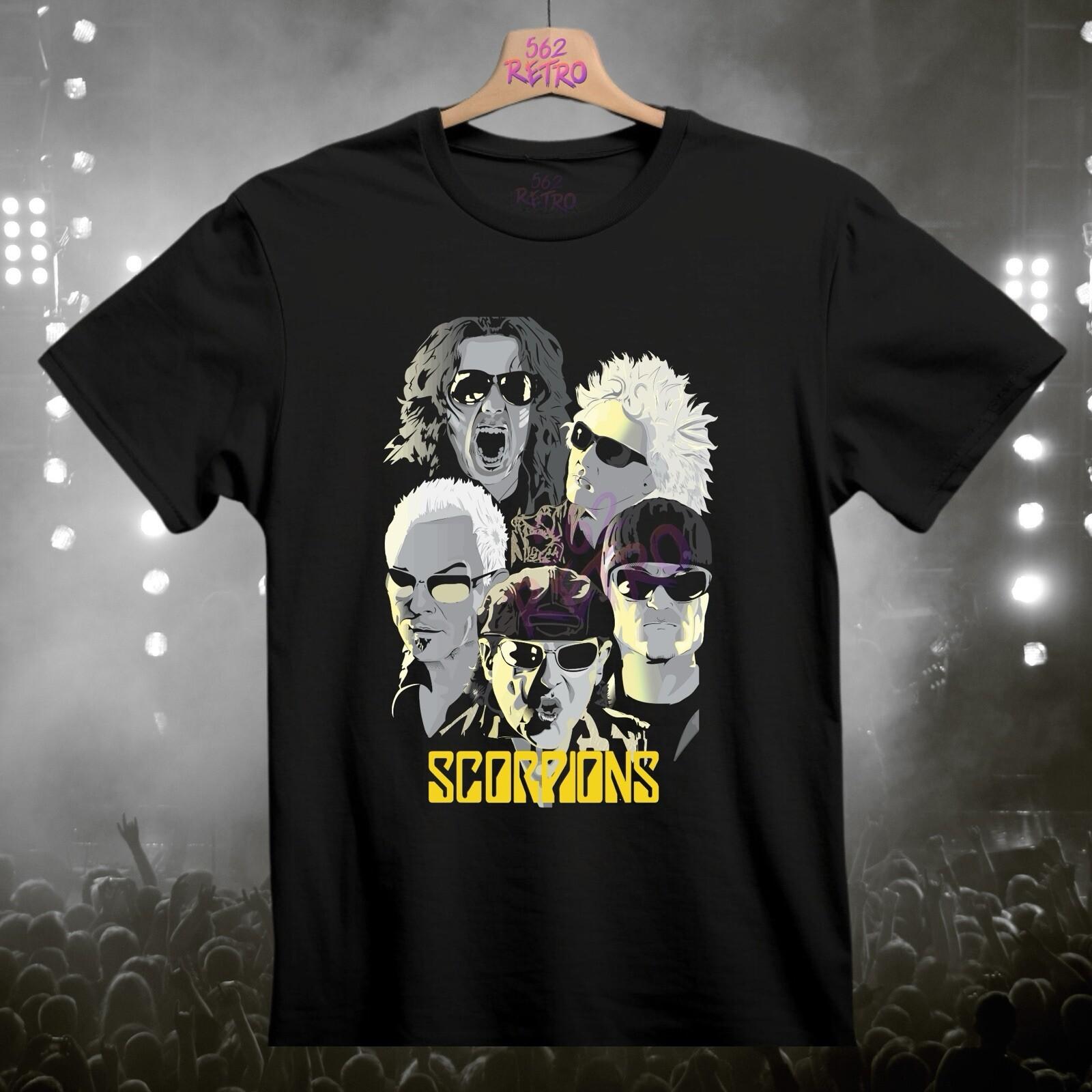 Scorpions Metal Band T-Shirt Black S-3XL M