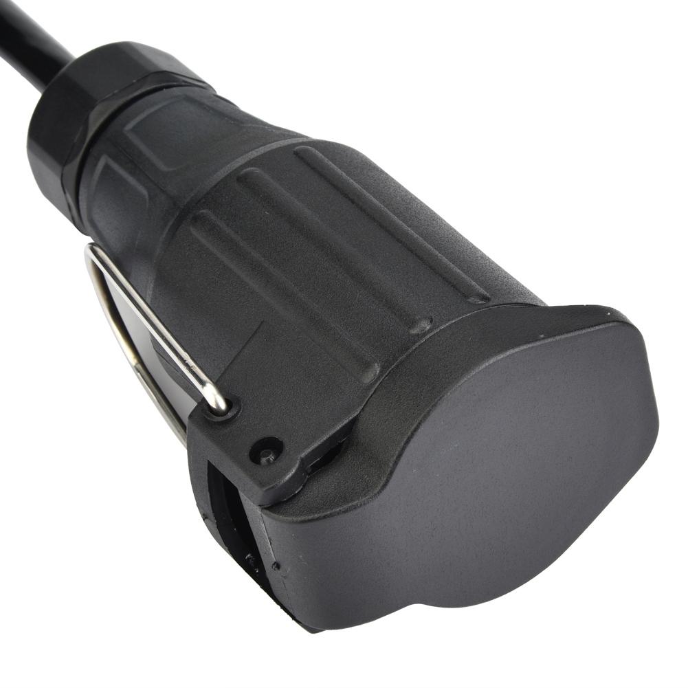 13 Pin Trailer Plug Wiring Spring Cable Connector Adapter for Trailer Caravan