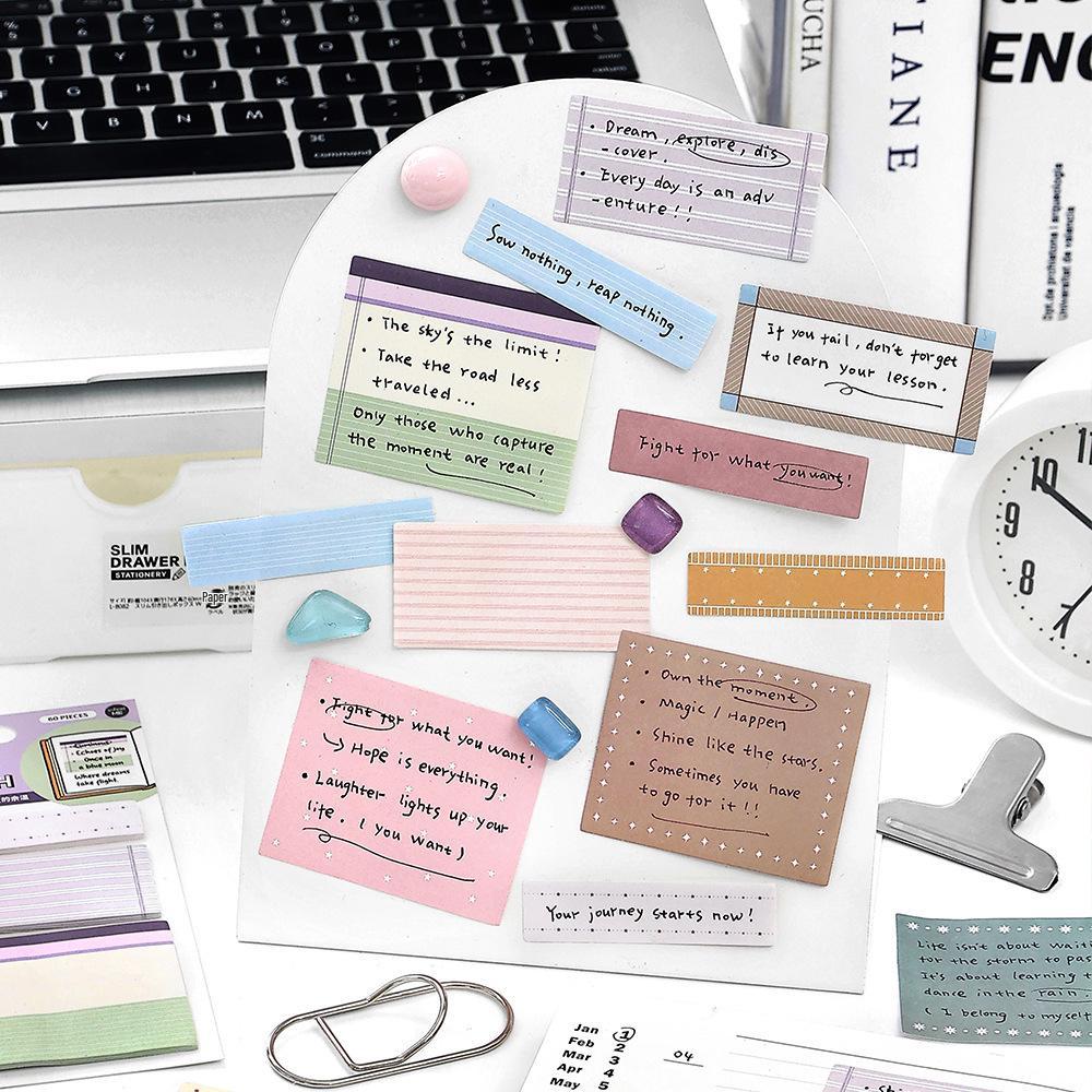 Infeel.Me Tearable Sticky Notes - Season Story Collection for Students & Planning