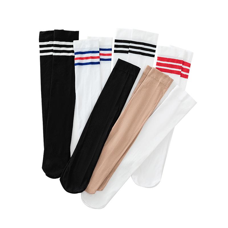 JK Women's and Children's Thin Calf and Over-the-Knee Dance Socks for Spring, Summer, and Autumn