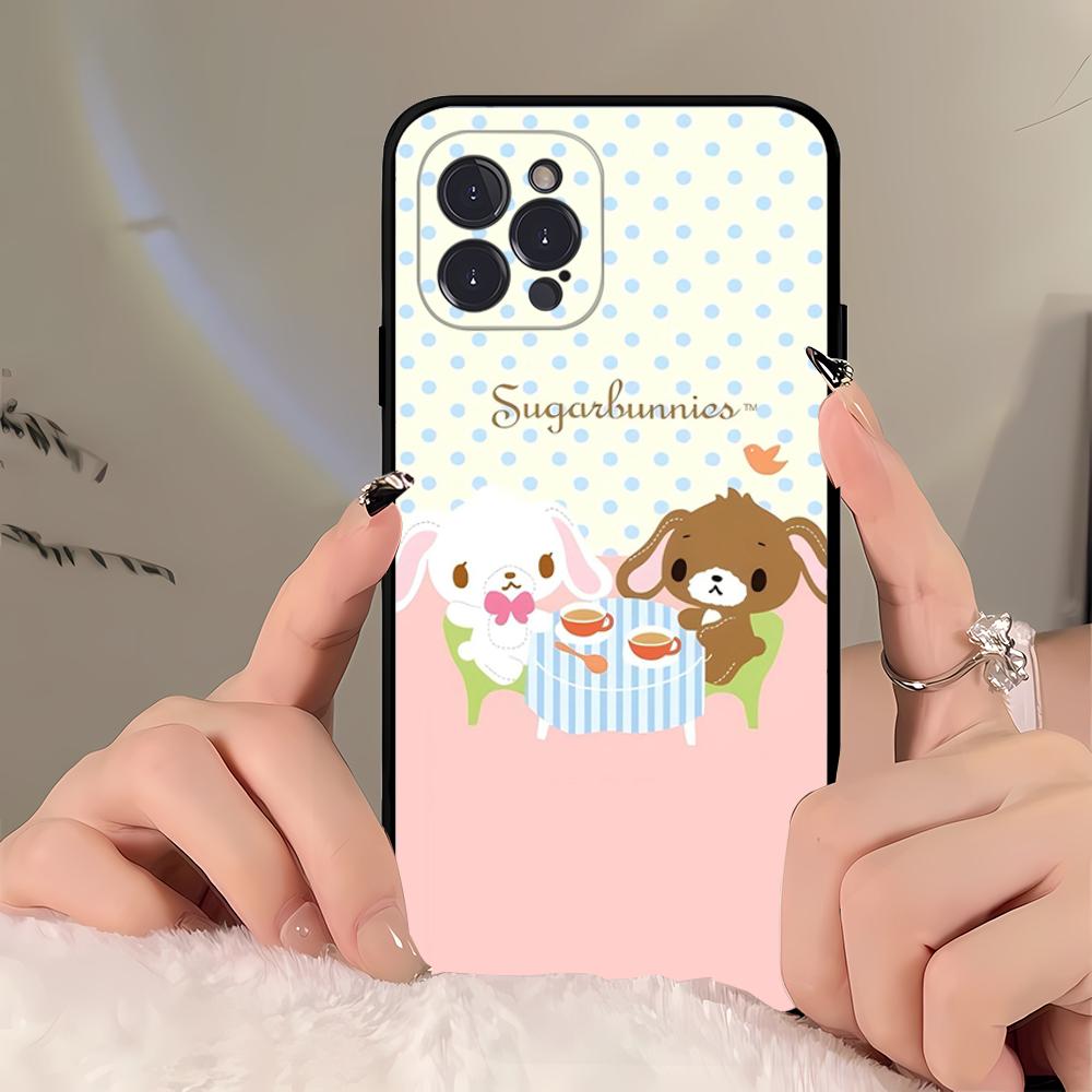 S-Sugarbunnies Phone Case For iPhone 16 15 14 11 12 13 Mini Pro XS Max Cover 6 7 8 Plus X Funda Shell