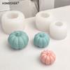 3pcs/set Halloween Pumpkin Candle DIY Silicone Mold Soap Aromatherapy Plaster Decorative Ornament Drip Molds