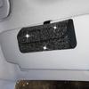 Diamond Car Glasses Case Multifunctional Sunglasses Storage Box Full of Diamonds Female Car Glasses Case Storage Bag