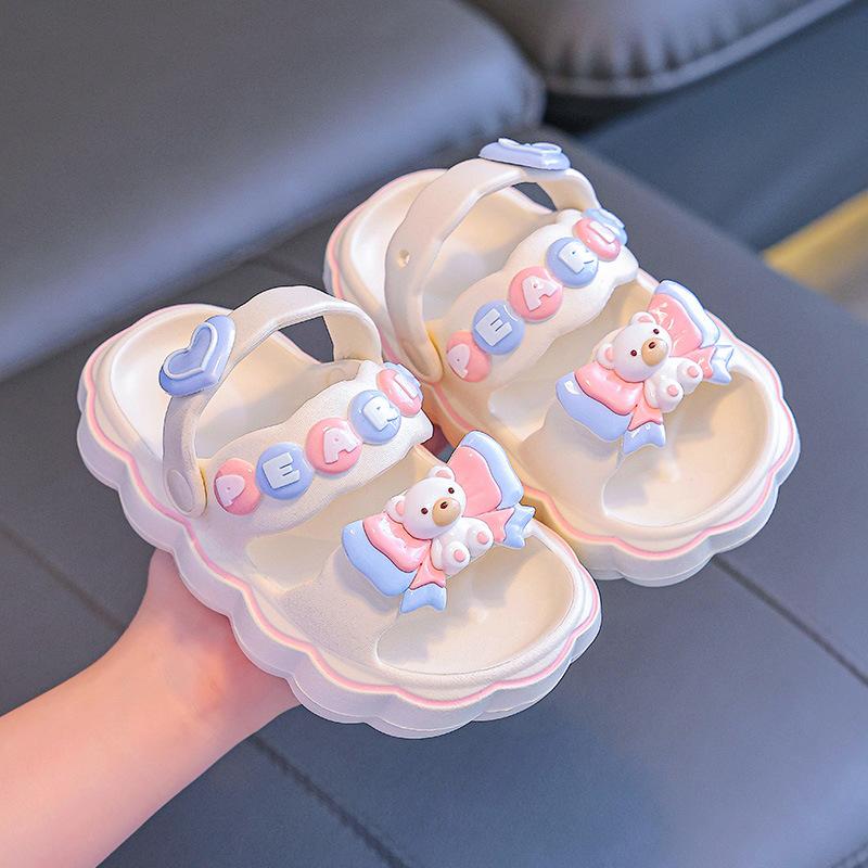 New Children EVA Cute children's two-way sandals, summer soft-soled non-slip sandals for girls and toddlers