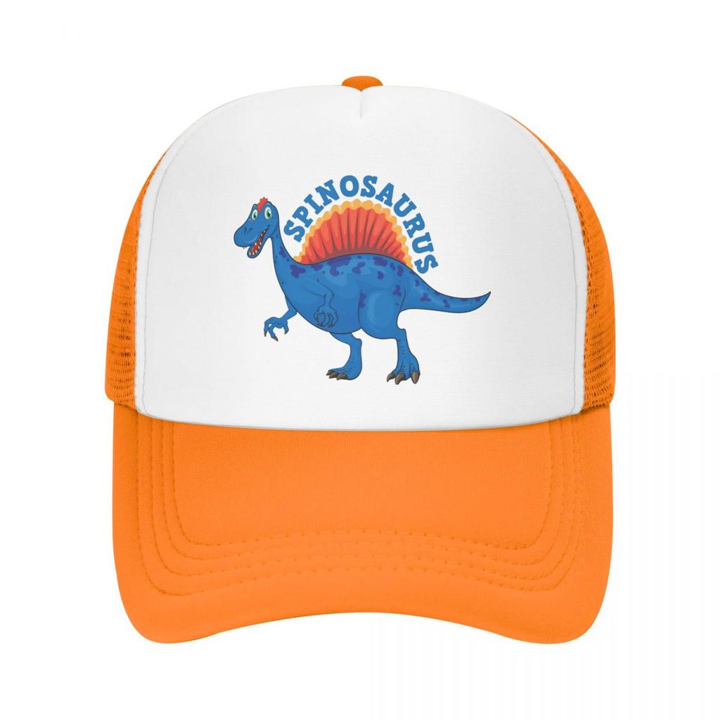 Dinosaur Spinosaurus Trendy Baseball Caps Mesh Hats Summer Fashion Unisex Women Caps