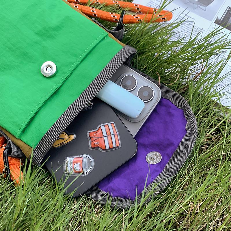 Crossbody Bag Color Block Mobile Phone Shoulder Bag