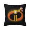 Nordic Style Animation The Incredibles Cushion Cover Polyester Superhero Comedy Throw Pillow Case for Car Square Pillowcase