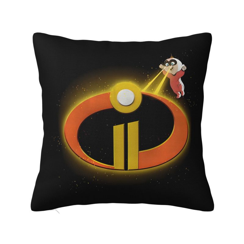 Nordic Style Animation The Incredibles Cushion Cover Polyester Superhero Comedy Throw Pillow Case for Car Square Pillowcase