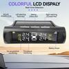 Car TPMS Tire Tyre Pressure Monitoring System + 4 External Sensor Solar Wireless