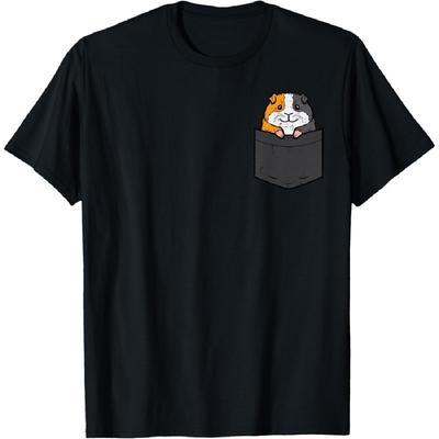 Guinea Pig Pocket Funny Cavy Rodent Animal Men Women Kids T-Shirt