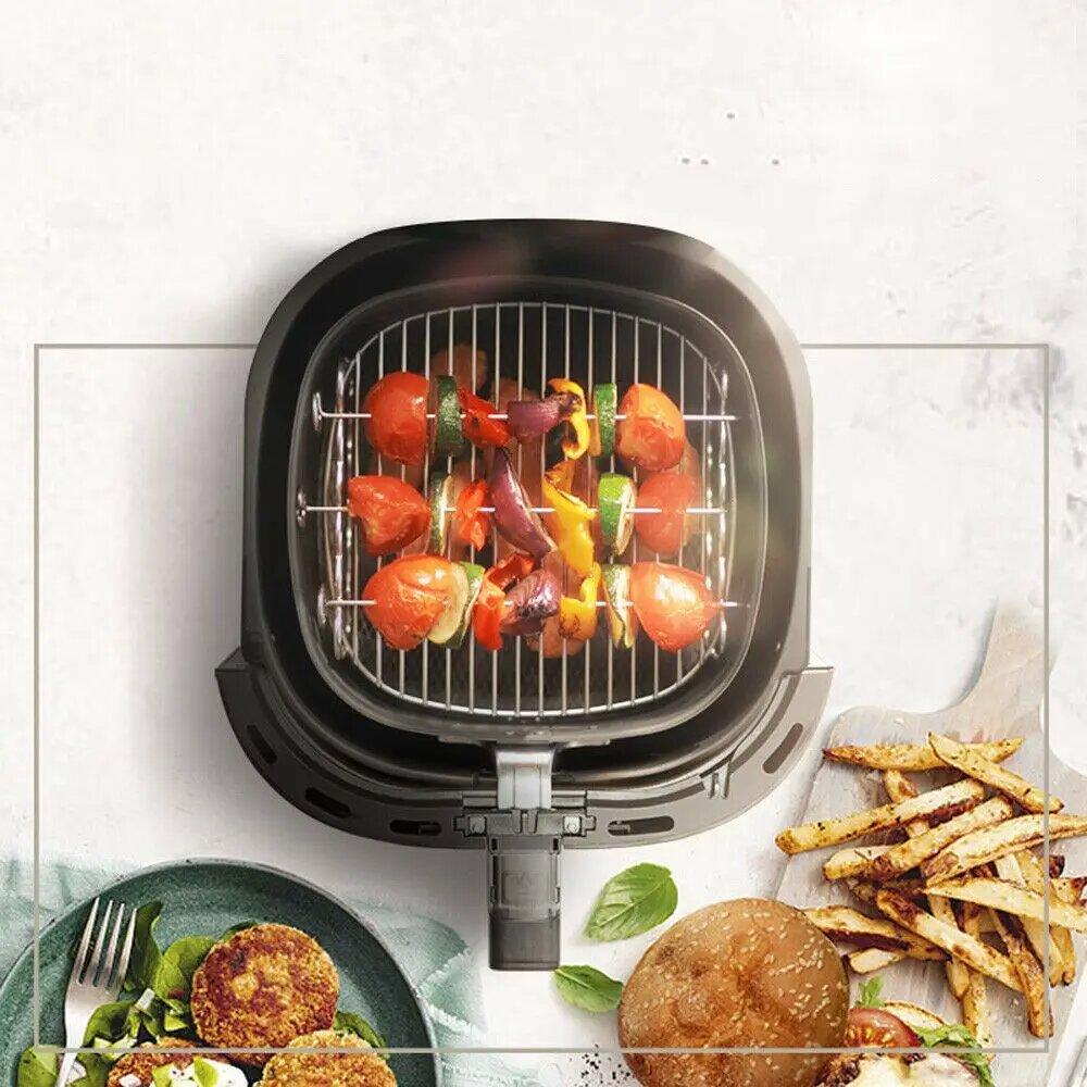Air Fryer Stainless Steel Rack Tray&Steaming Racks Air Fryer Tools Baking Pan BBQ Gril Baking Cooker Accessories Cooking Tools