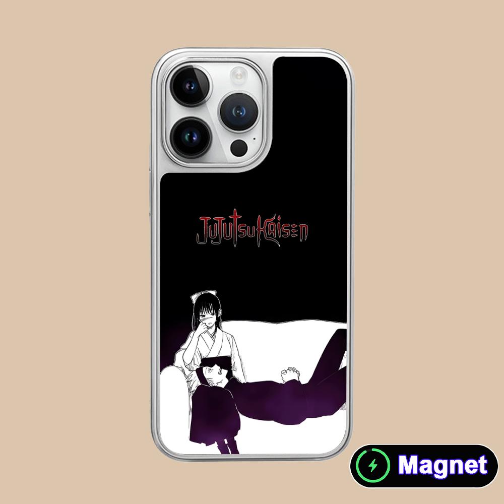 

JJK Utahime Iori Silver Plating Magsafe Mobile Phone Case for iPhone 17 16 15 14 13 12 11 Air Pro Max Plus Colorful Cover iPhone 11