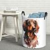 Laundry Collector Dachshund Dog Animal Foldable Laundry Basket Home Organizer Baby Washing Basket Home Organizer