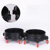 Portable Multi-Functional Car Wash Bucket with Wheeled Base and Transparent Water Tray