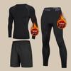 Men's Winter Thermal Velvet Underwear Set - Cold-Proof Running Tights and Bottoms