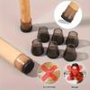 12pcs of Table and Chair Foot Protection Covers - Anti Slip Silent Table and Chair Foot Caps, Wear-resistant and Noise Reducing