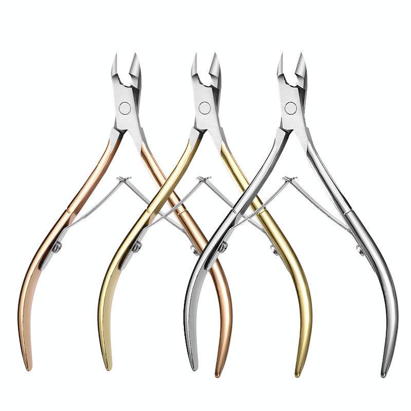 Adler Schnabel Nagelknipser: Pediküre-Schere aus Edelstahl für abgestorbene Haut und Nagelrillenpflege