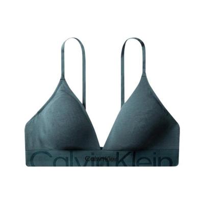 Double Gravity Strap FW22 Solid Color Removable Padding Triangle Bra Women Underwear Dark-Green QF6990-DA3