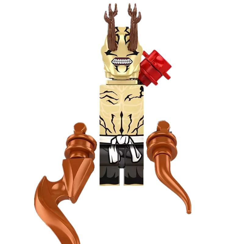 Jujutsu Kaisen Anime Cartoon Gojo Satoru Itadori Yuj Fushiguro Megumi Okkostu Yuta Building Blocks Mini Action Figures Kids Toy