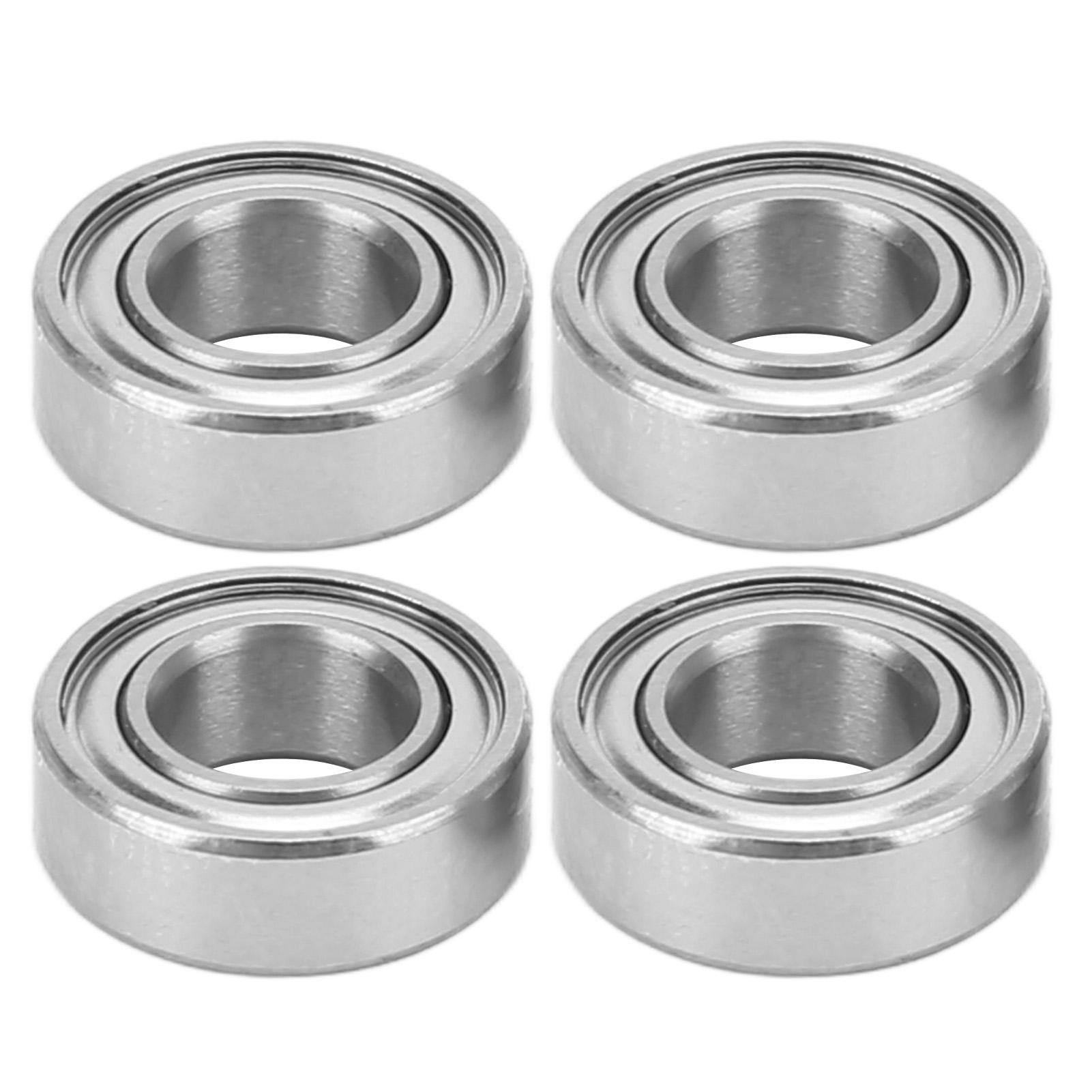 

4 Pcs RC Ball Bearing Steel Small Metal Shielded Ball Bearing for ARRMA Granite 110 RC Car