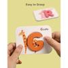 Montessori Alphabet Numbers Flash Cards for Kids 3-6 Years ABC Learning Toys Wooden Letters Numbers Preschool Educational Toys