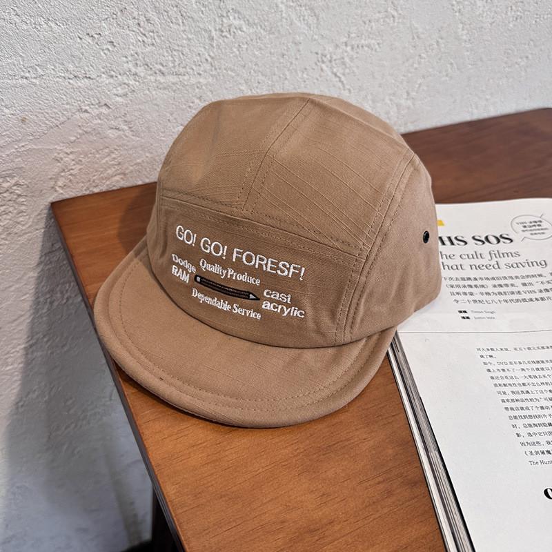 

American Vintage Baseball Cap With Embroidered Letters For Casual Streetwear хакі