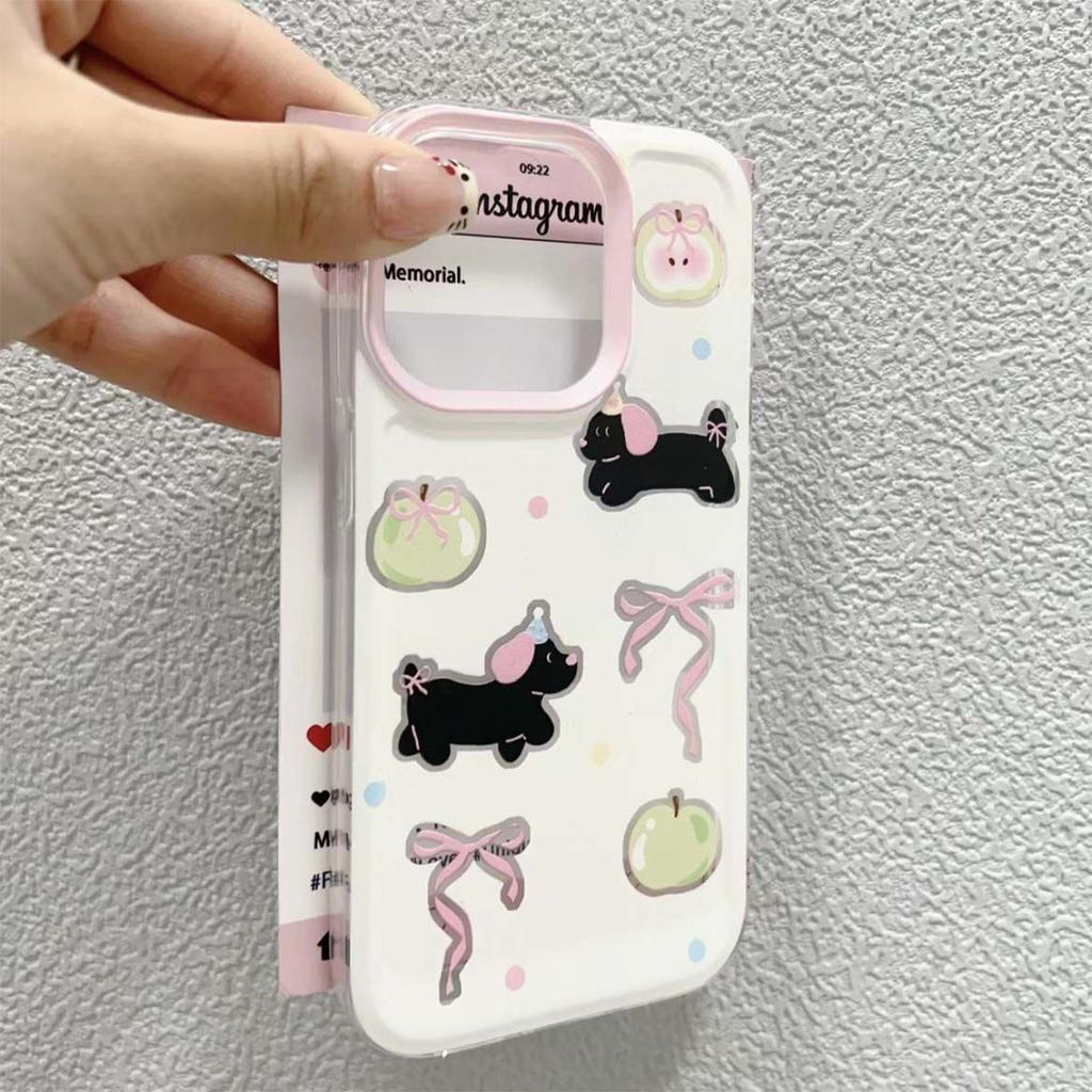 Cute Cartoon Transparent Phone Case for IPhone 13 for IPhone 15 Phone Case Heat Dissipation Anti-fall Phone Case