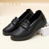 Spring and Summer Leather Women Fashion Casual Flat Leather Shoes