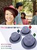 Basic Enchi Charm Fedra Medium Sun Hat, Black, (57cm), Wool, Stylish, Protection, Unisex, Fall/Winter, Spring/Summer, Men's/Women's